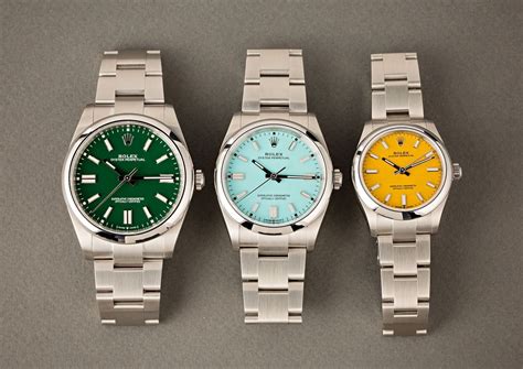 rolex oyster vracelet|Rolex Oyster color chart.